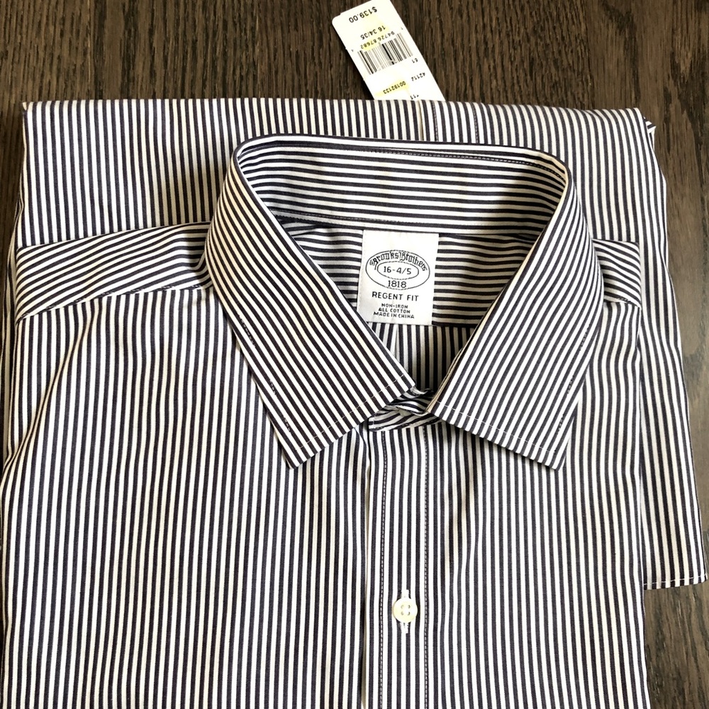 Brooks brothers mens regent fit classic dress shirt